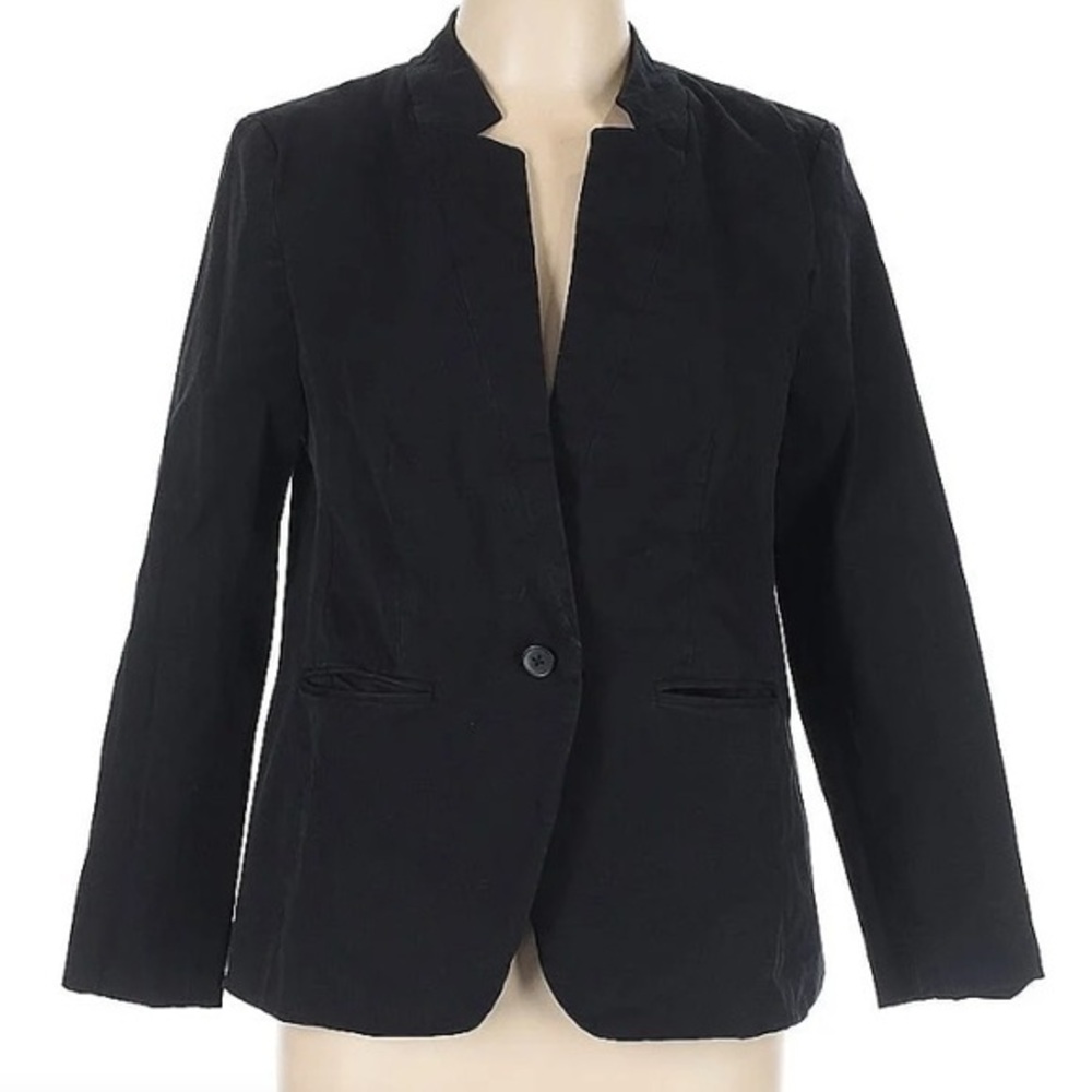 Old Navy Black Single-Button Women's Blazer